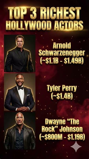 ​Billionaire Club: Top 3 Wealthiest Actors in Hollywood 💸👑#hollywood #shorts