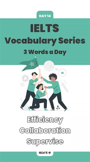 3 IELTS Words for Teamwork & Leadership | Learnivo English #learnenglish #ieltsspeaking #englishusa