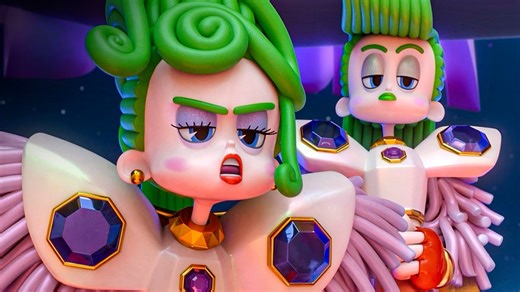 Velvet and Veneer steal Floyd's talent (full scene) | Trolls Band Together