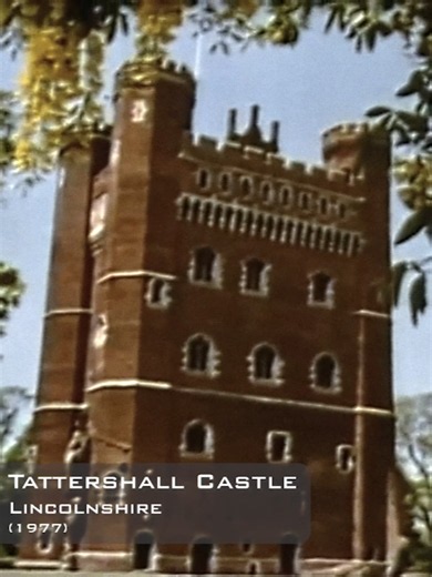 Tattershall Castle, Lincolnshire (1977) - Ralph Lord Cromwell transformed Tattershall Castle from a 13th-century stone manor into a four-story marvel of medieval red brickwork in the 1440s. After surviving civil war sieges and centuries of neglect, this Fenland fortress was saved from demolition in 1911 by Lord Curzon and is preserved today by the National Trust.