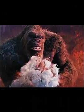 Godzilla vs Kong getting frostbite #shorts #monsterverse #godzillaxkongthenewempire #edit