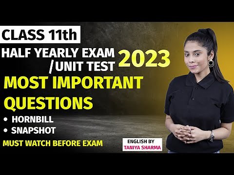 Class 11 English Full Revision | All Important Questions | English literature Revision in 1 Shot