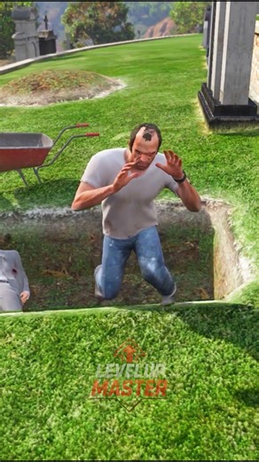 Who Executed Michael, Franklin & Trevor? 🤯⚰️ #levelupmaster #gtav #gaming #viral #action #cinematic