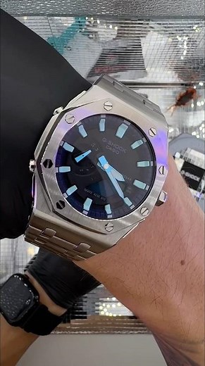 New Casio watch G-SHOCK 2100 And install 2 mods #gshock #luxury #casioak #ga2100mod #ga2100custom