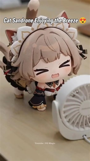 Cat Sandrone Enjoying the Breeze 💨 #genshinimpact #genshin