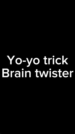 How to do yo-yo trick brain twister! #yoyotrick #yoyo