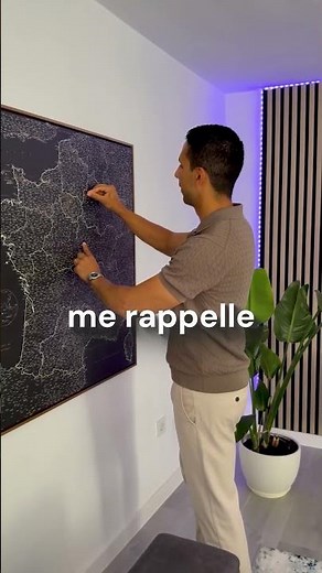 Carte de la France à épingles – Minuit Noir | Trip Map