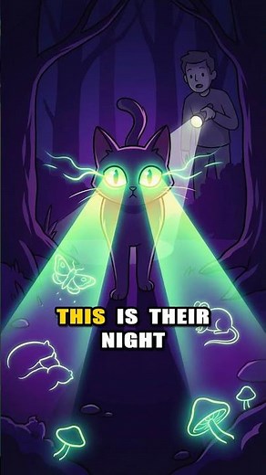 How do some animals see at night?
