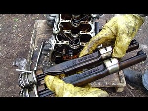 How works balance shaft axle in engine
