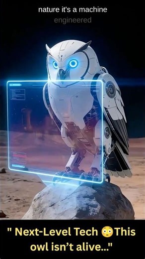This AI Owl Isn’t Real But It Can See Everything #visiontechnology #digitalvision #shorts #trending
