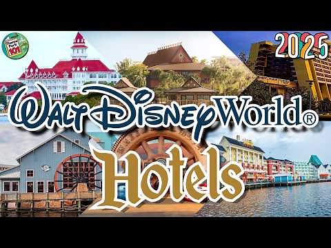 Walt Disney World HOTELS GUIDE - 2026 - ALL Deluxe, Moderate & Value Resorts!