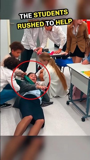 Teacher Collapsed on the Floor from an Asthma Attack #shorts