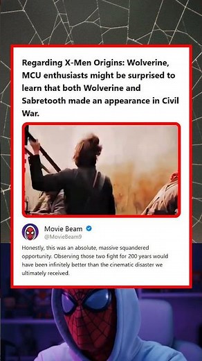 Wolverine and Sabretooth Appeared in Civil War X-Men Origins Context