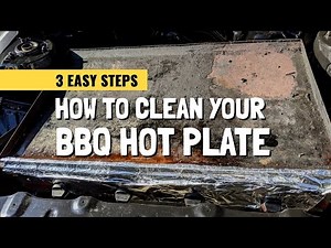 How to clean your BBQ hot plate in 3 easy steps.