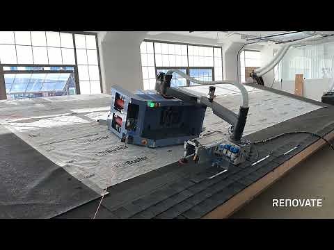 Rufus, the Automated Roofing Robot by Renovate Robotics