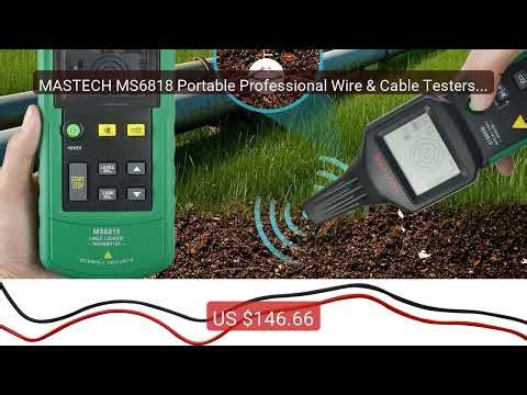 MASTECH MS6818 Portable Professional Wire & Cable Testers W... — Top Pick 2026 | Unbeatable Price!