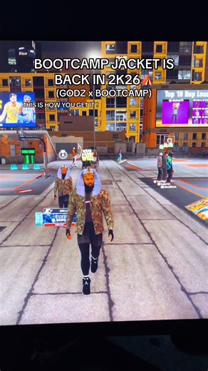 BOOTCAMP JACKET IS BACK IN 2K26⛺️#languagelearning #fyp #2k #2k26 #q5ys