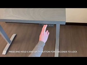 Martin Furniture Lift Desks - Lock Operation