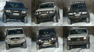 Mitsubishi Pajero vs Grand Cherokee vs Toyota 4Runner vs Range Rover vs Toyota LC80 vs JeepCherokee | Top Đir