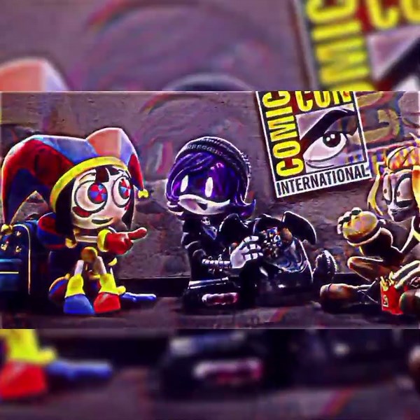 trio of female main characters - Uzi Pomni Mel edit - Murder Drones Digital Circus Gaslight District