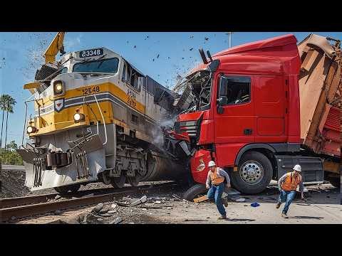 Most Unbelievable Train Moments Caught on Camera | Seconds Before Disaster | 2026 New Update