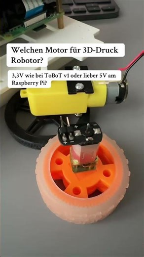 Welchen Motor für 3D-Druck Robotor mit Raspberry Pi #3ddruck #3dprinting #3dprint #3ddrucker