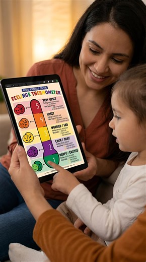 Emotional Thermometer Chart for Kids | Feelings Charter Classroom & Home | SEL Emotions Chart | Printable PDF   Google Slides - Etsy UK