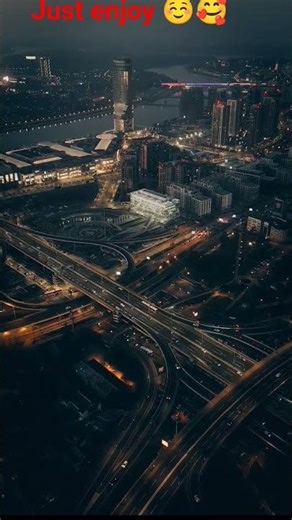 "Belgrade Glows at Night – Drone View 4K"#4k