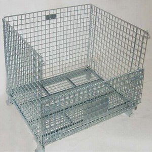 [Hot Item] Foldable Galvanized High Quality Wire Mesh Quail Cage/Warehouse Cage/Metal Cage