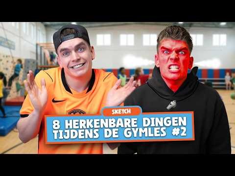 8 HERKENBARE DINGEN TIJDENS DE GYMLES DEEL 2! - Addo & Nick Comedy Sketch