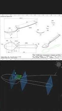 Spoon 3D CAD using FreeCAD #freecad #3d #drafting #cad #engineering #learncad
