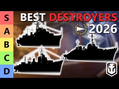 The Best Destroyers For 2026 - PQ's Tier List (World of Warships)