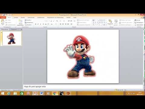 Recortar una imagen en Power Point 2010. eliminar el fondo de una imagen