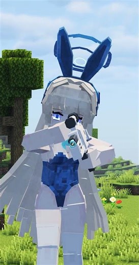 Minecraft This Mod Add Anime Girls...1.21+ #minecraft #shorts