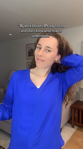 1.4K views · 15 reactions | “My work blouses are way too low to wear...