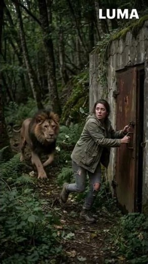 The Lion Wasn't Real... Or Was It? #shorts #twist #relaxing #panorama#lion