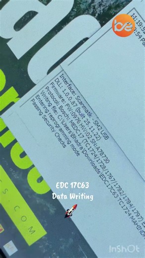 EDC 17C63 data writing...