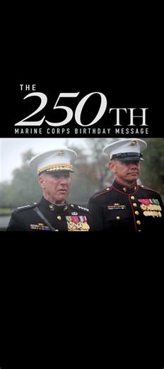 The 250th Marine Corps Birthday Message (Official Video) HAPPY BIRTHDAY MARINES! 🦅🌎⚓ OORAH! 🇺🇸 Semper Fi and God Speed, Marine Miguel On November 10, 2025, U.S. Marines around the globe will celebrate 250 years of success on the battlefield, and a legacy defined by honor, courage and commitment. This year, the Commandant of the Marine Corps Gen. Eric M. Smith and the Sergeant Major of the Marine Corps Sgt. Maj. Carlos A. Ruiz remind us that our standards are the foundation of our Corps. Hono