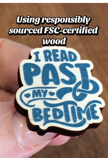 🌱 Make your OWN Eco-Friendly Wooden Pin Badges, manufactured in the UK! 🦫♻️ Looking for sustainable alternatives to custom enamel pins? Our wooden pin badges are the perfect solution! Here’s why: ✓ Made in the UK – locally produced with love ✓ Eco-conscious materials – responsibly sourced FSC-certified woods ✓ Low environmental impact – 20x less energy to produce than enamel pins ✓ Carbon-friendly – printed with VOC-free inks ✓ Sustainable packaging – recycled backing cards & biodegradable, pl