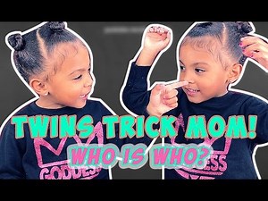 3-Year Old Twins Trick Mom!