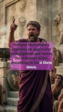 Oedipus Rex: The King Hunting His Own Worst Enemy 👑🔍 #OedipusRex #GreekMythology #ClassicLiterature