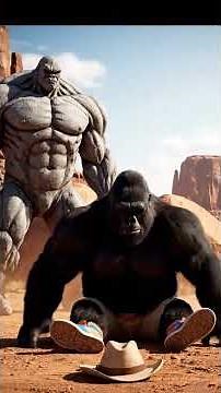 Cowboy Gunfight vs Rock Thrower | Funny Showdown Between a Cowboy and a Stone Man