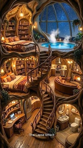 Inside the Ultimate Treehouse Home 🌳 | Magical Underground Tree Mansion Transformation