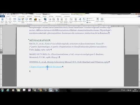 Conversion PDF et liens hypertextes