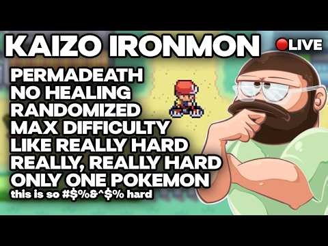 Can I beat the Kaizo IronMon challenge LIVE?