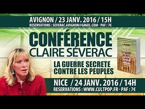 Conférence Claire Séverac le 23 & 24 Janvier à Avignon et Nice