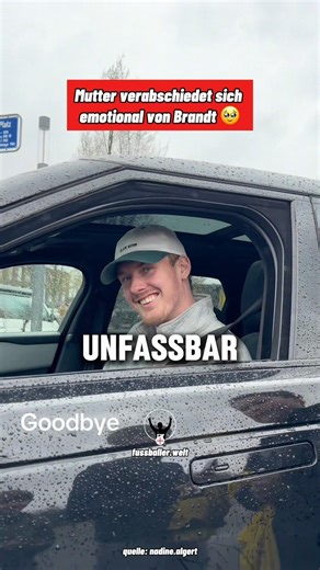 Mother bids an emotional farewell to Brandt 🥹￼