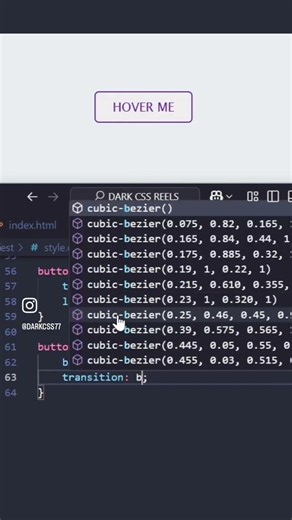The SMOOTHEST Hover Effect You’ve Ever Seen ⚡️ #CSS #WebDev