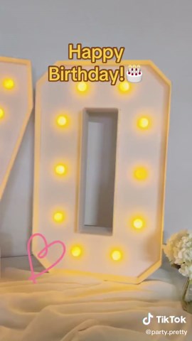 Large party decor Marquee Numbers Letters Buy On Tiktokshop #foryou #foryoupage #lightupnumbers#marqueenunbers #marqueeletters #partydecor#partyideas#anyseason #tiktokshop #tiktkletmebuy #fyp #familyparty #DIY #largedecor #handmade