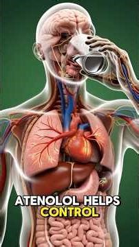“How Atenolol Works Inside the Human Body | 3D Cinematic Medical Visualization”
